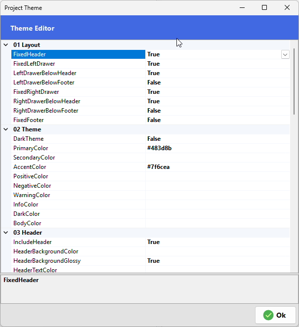 Quasar (Vue) Theme Settings | Radsystems Studio - Help Documentation