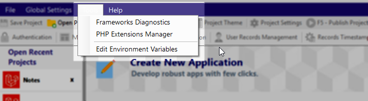 The Main Menu Bar | Radsystems Studio - Help Documentation