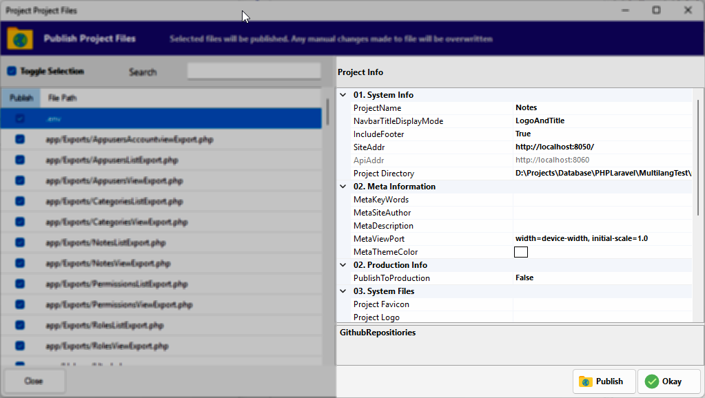 Project Settings | Radsystems Studio - Help Documentation
